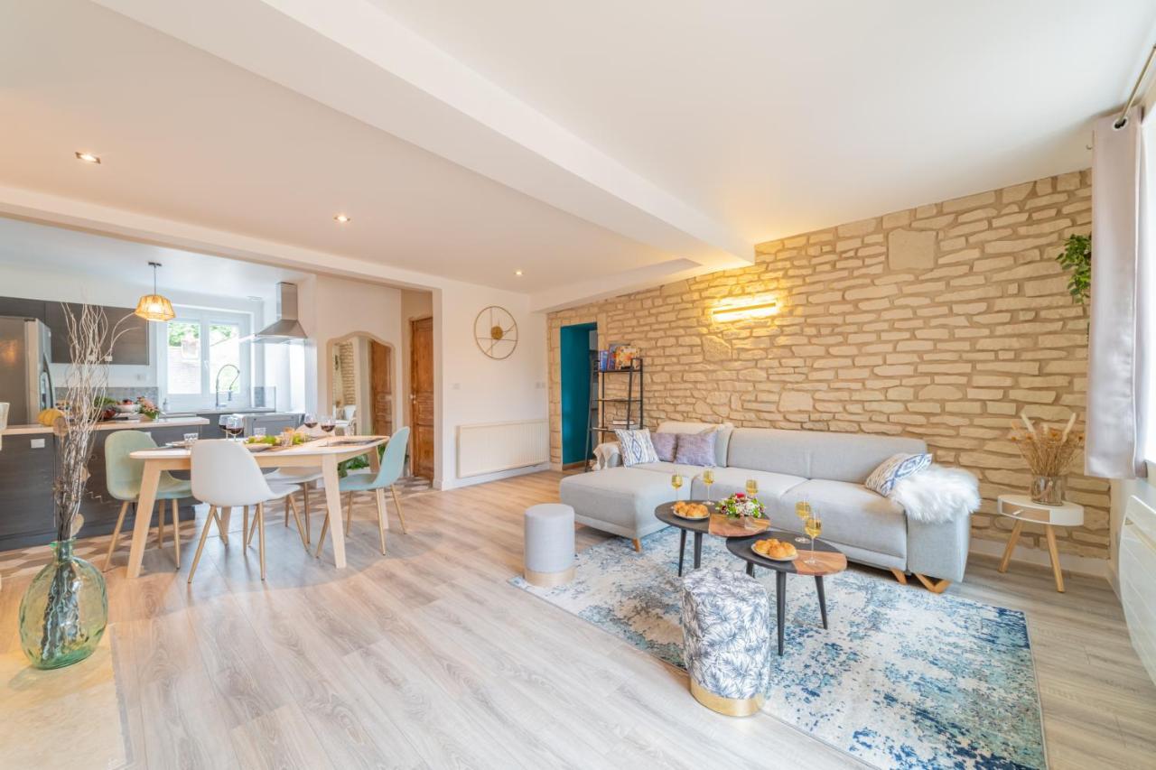 Cote Cour, 3 Chambres, Terrasses, Jardin Prive Avec Terrain De Petanque, Cave Voutee Corgoloin Εξωτερικό φωτογραφία